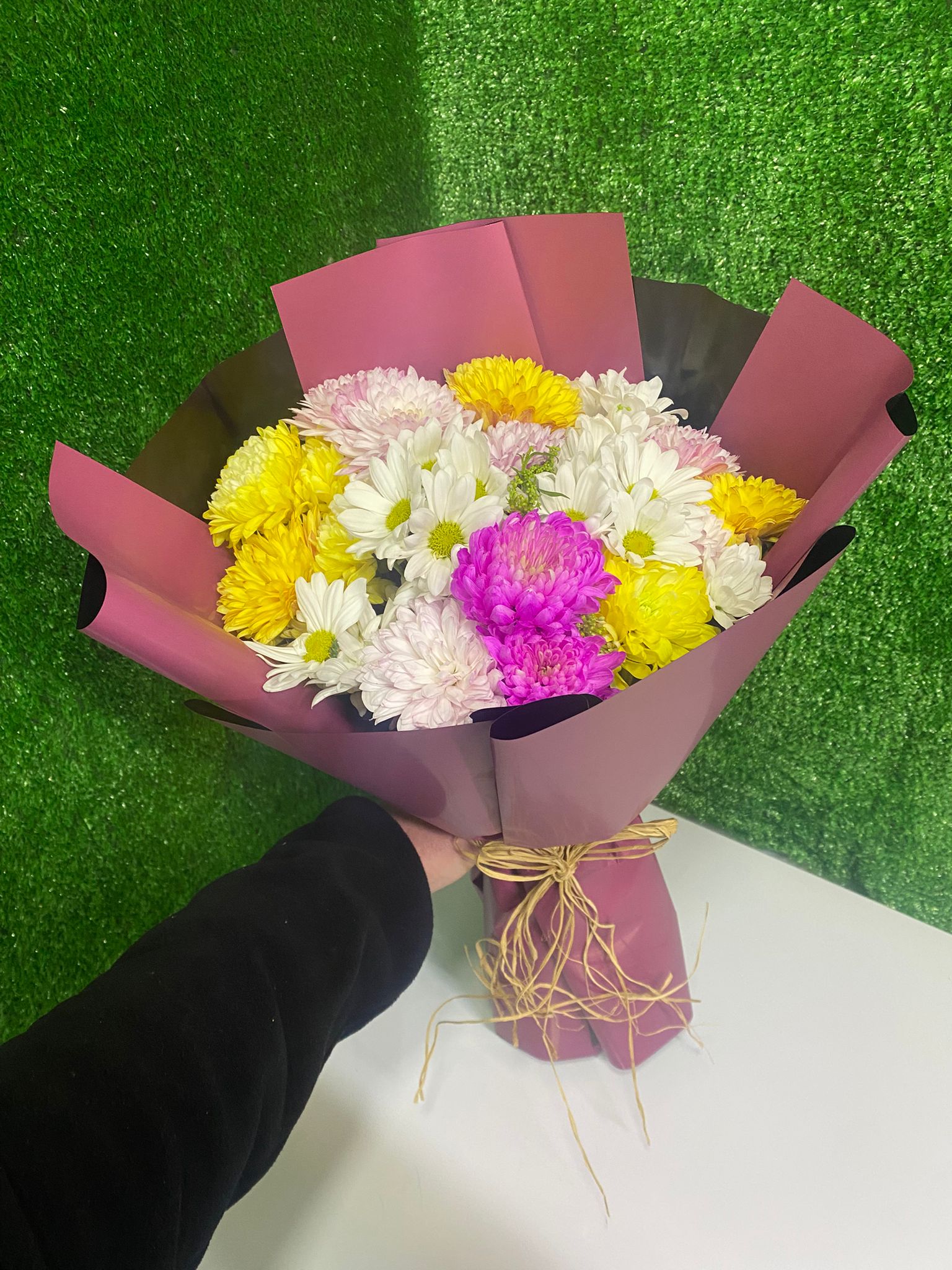 Renk Bahçesi Krizantem Buketi